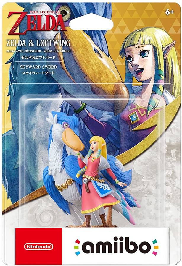 Amiibo Figure Zelda & Loftwing - The Legend of Zelda