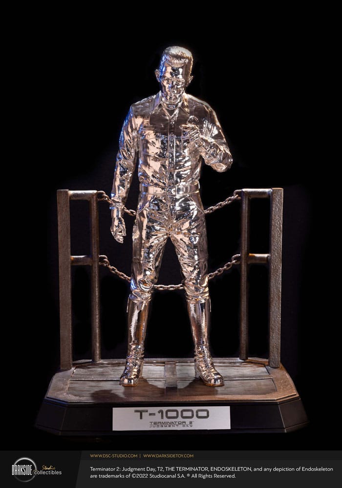 Terminator 2 Premium Statue 1/3 T-1000 Liquid Metal 30th Anniversary 70 cm
