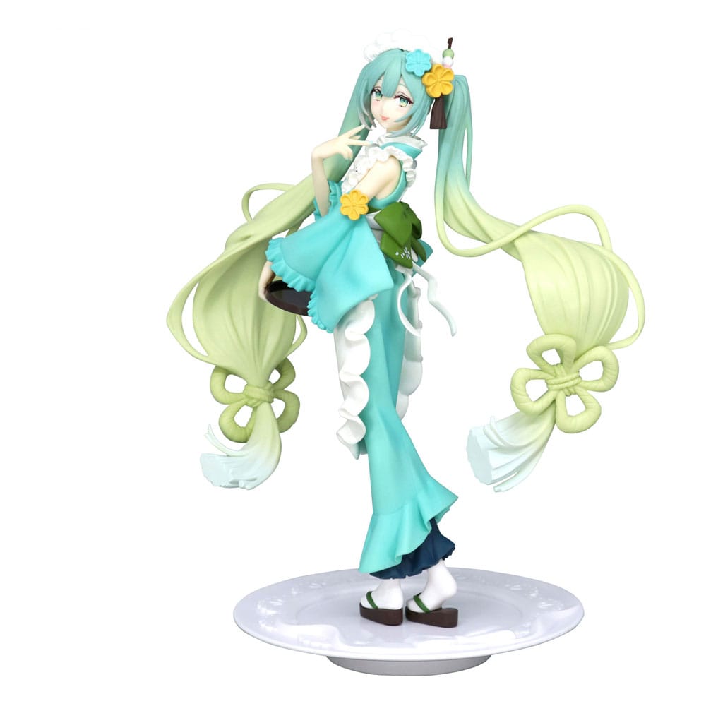 Hatsune Miku Exceed Creative PVC Statue Matcha Green Tea Parfait Mint Ver. 