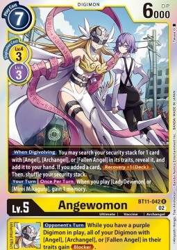 Single Digimon Angewomon (BT11-042) (V.1) - English