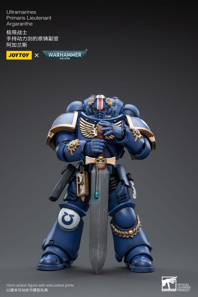 Warhammer 40k Action Figure 1/18 Ultramarines Primaris Lieutenant Argaranth