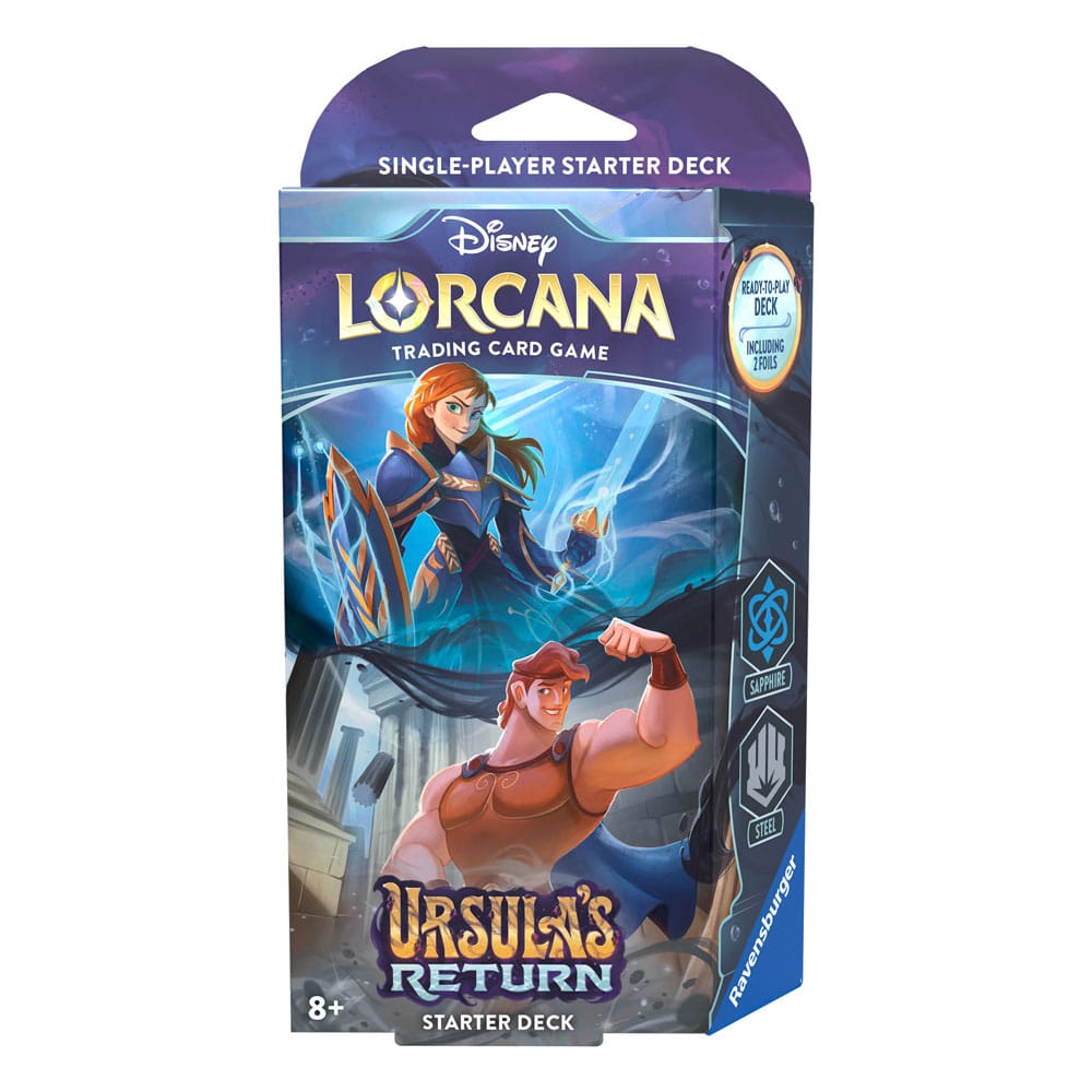 Disney Lorcana TCG Ursula's Return Starter Deck Sapphire & Steel (English)