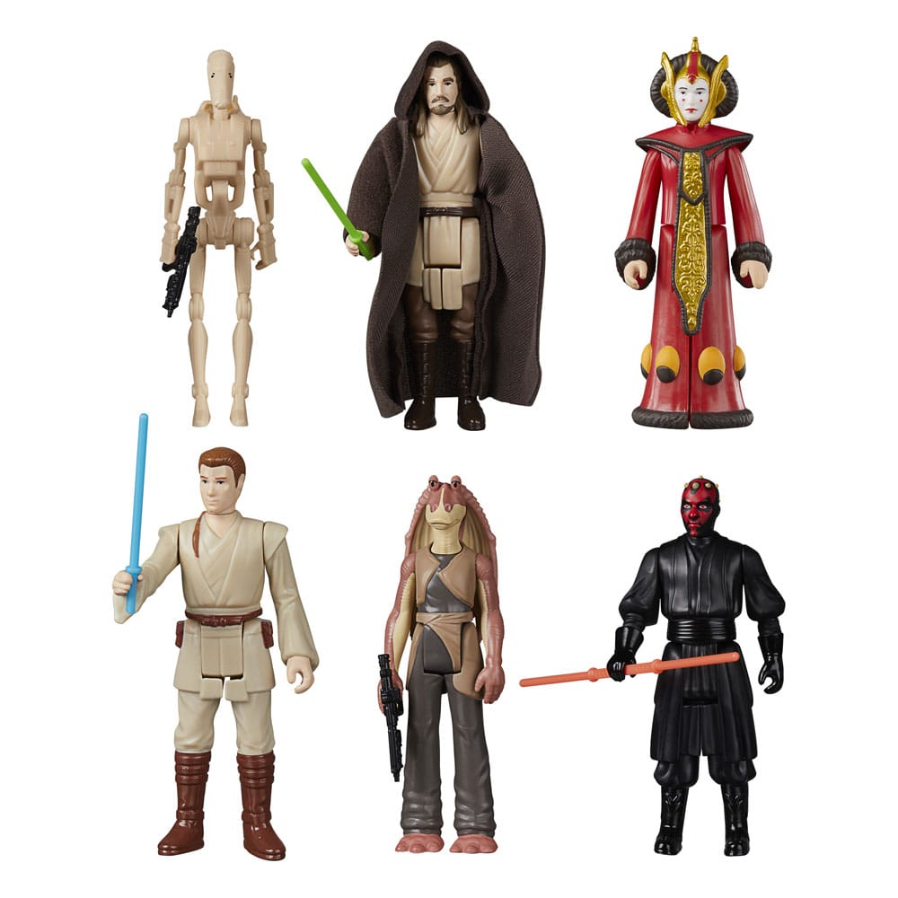 Star Wars Retro Collection Action Figures The Phantom Menace Multipack 10cm