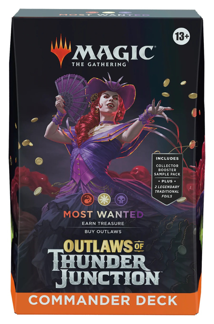 Magic the Gathering Outlaws of Thunder Junction Commander Most Wanted EN