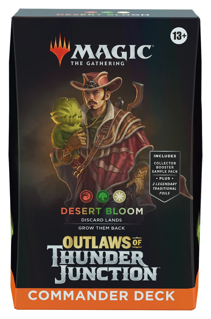 Magic the Gathering Outlaws of Thunder Junction Commander Desert Bloom EN