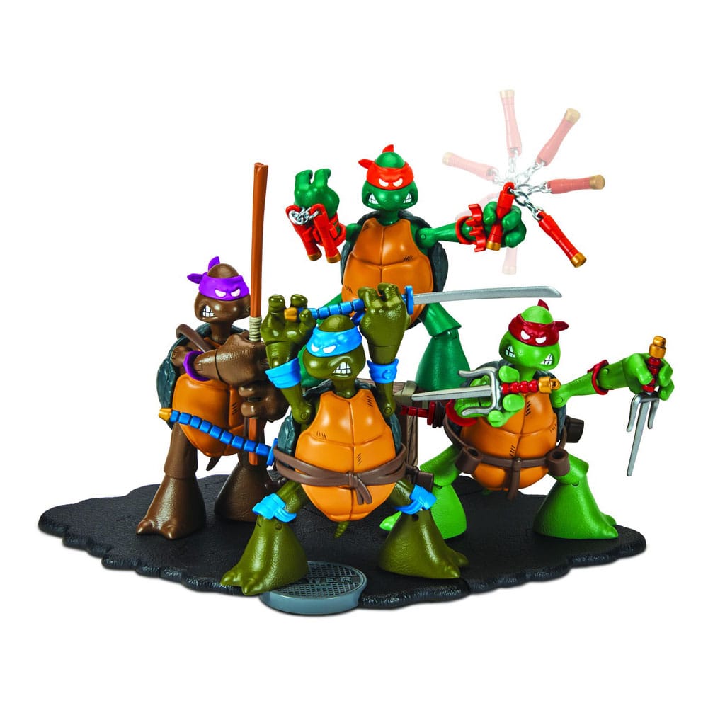 Teenage Mutant Ninja Turtles Action Figures 40th Anniversary 4-Pack 10 cm