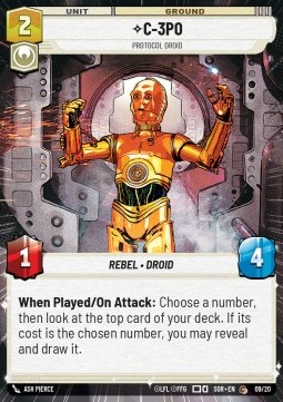 Star Wars Single C-3PO, Protocol Droid (WP09) Promo - English