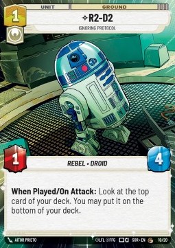 Star Wars Single R2-D2, Ignoring Protocol (WP10) Promo - English