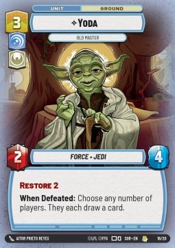 Star Wars Single Yoda, Old Master (WP16) Promo - English