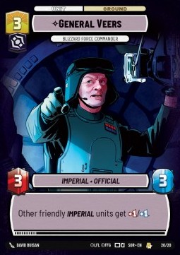 Star Wars Single General Veers, Blizzard Force Commander (WP20) Promo - EN