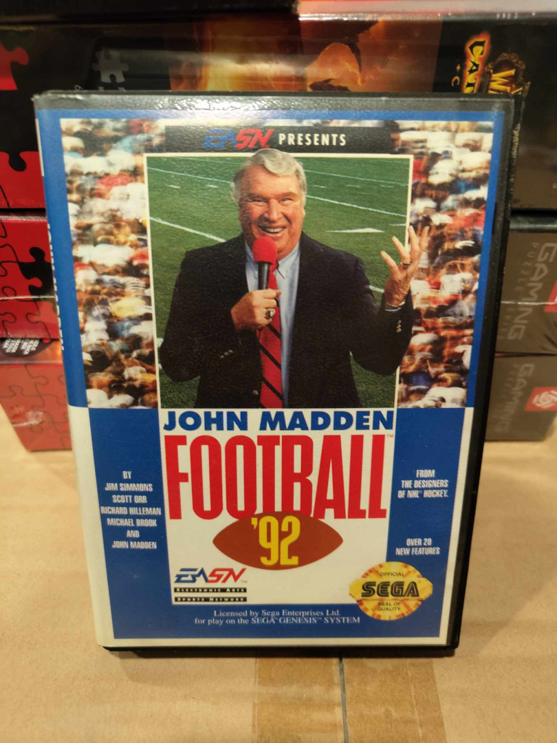 John Madden Football 92 Mega Drive (Seminovo)