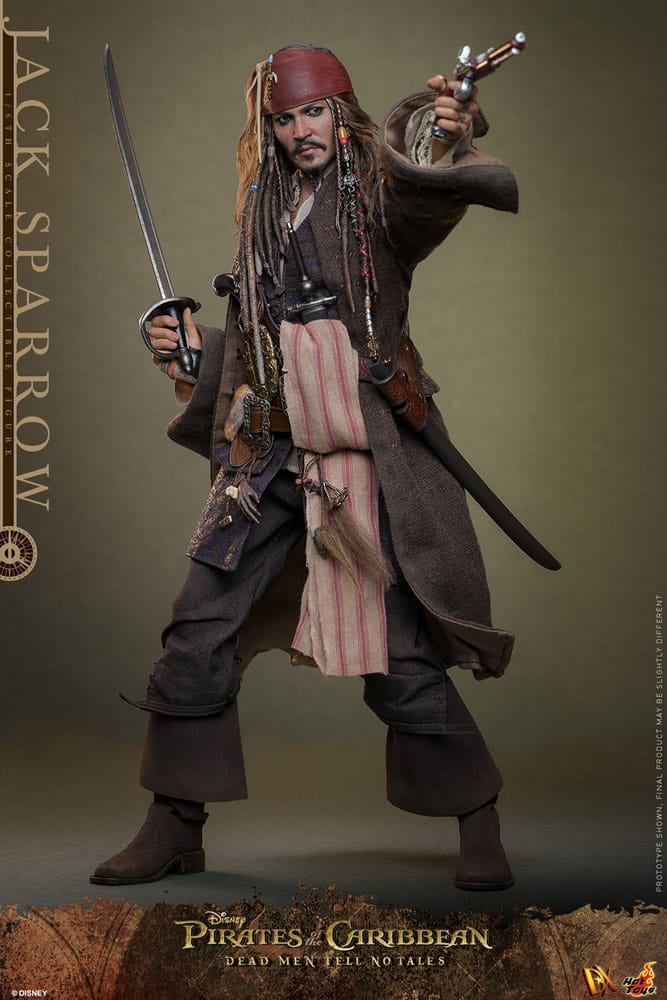 Pirates of the Caribbean: Dead Men Tell No Tales Action Figure 1/6 Jack Spa
