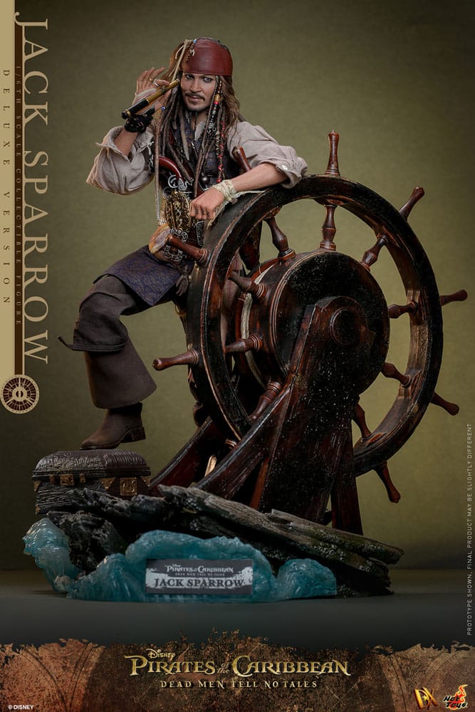 Pirates of the Caribbean DX Action Figure 1/6 Jack Sparrow (Deluxe Version)