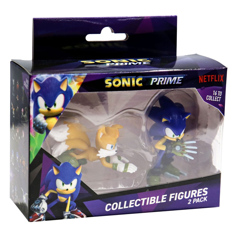 Sonic Prime Action Figures 2-Pack Sonic + Tails BCM 6 cm