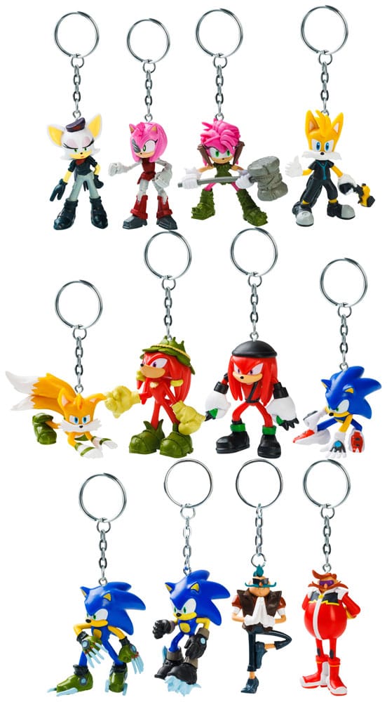 Sonic Prime Keychain Mistério 7 cm