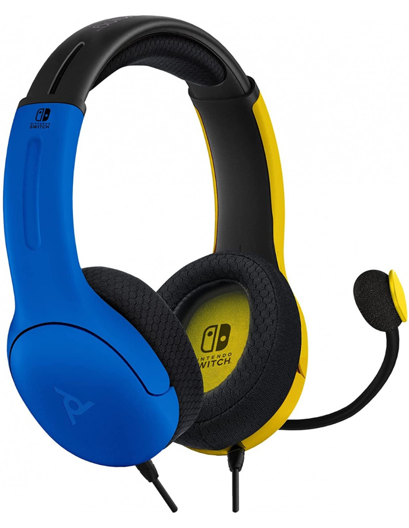 Switch - LVL40 Wired Amarillo y Azul Auricular Gaming Licenciado