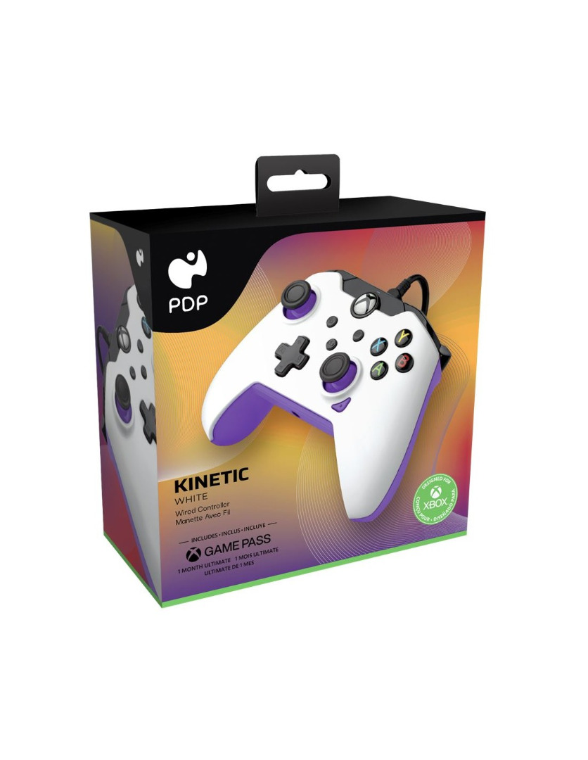 Xbox Series X - Wired Controller Kinetic White Licenciado