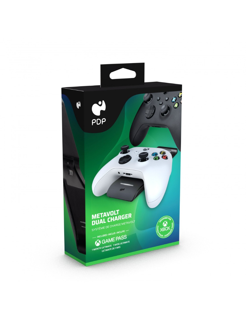 Xbox Series X - Metavolt Carregador Dual Negro Licenciado