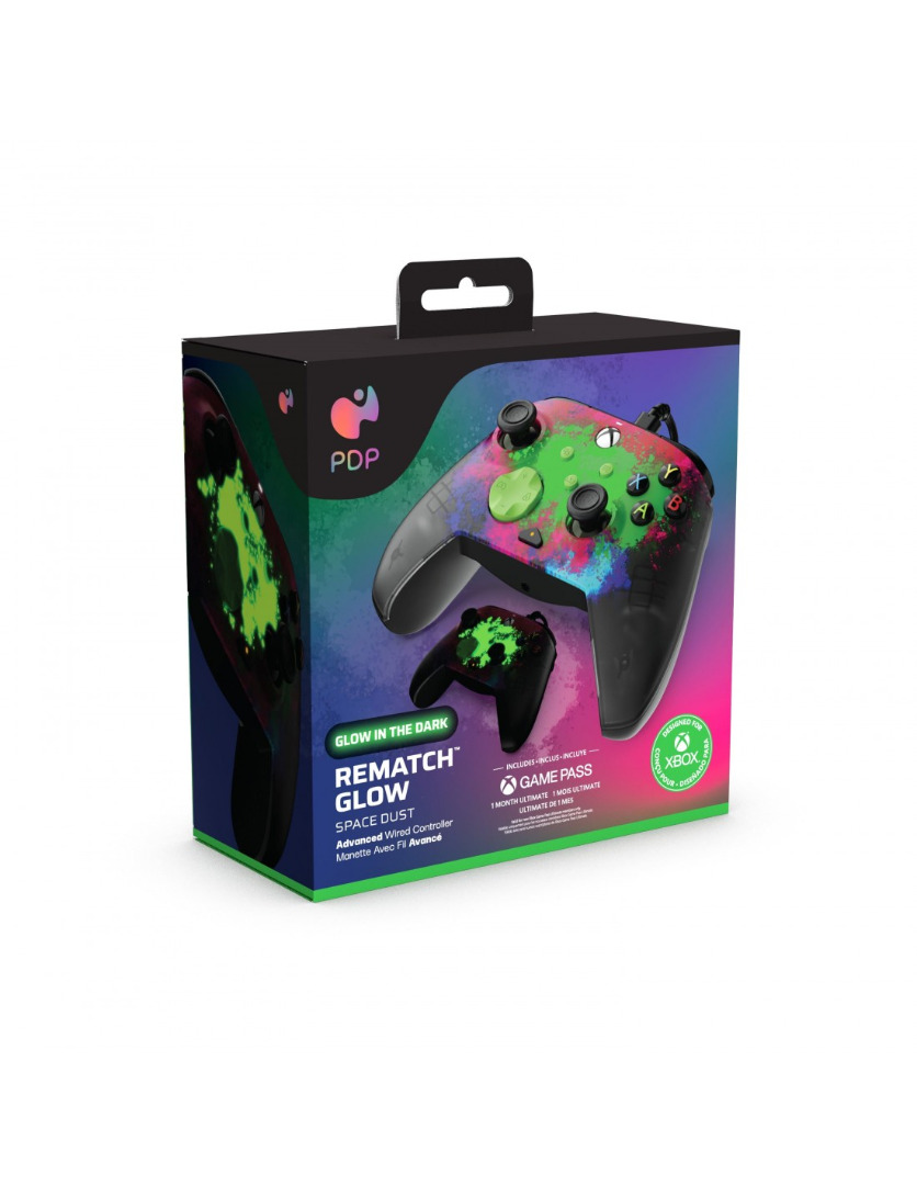 Xbox Series X - Rematch Wired Controller Glow Space Dust