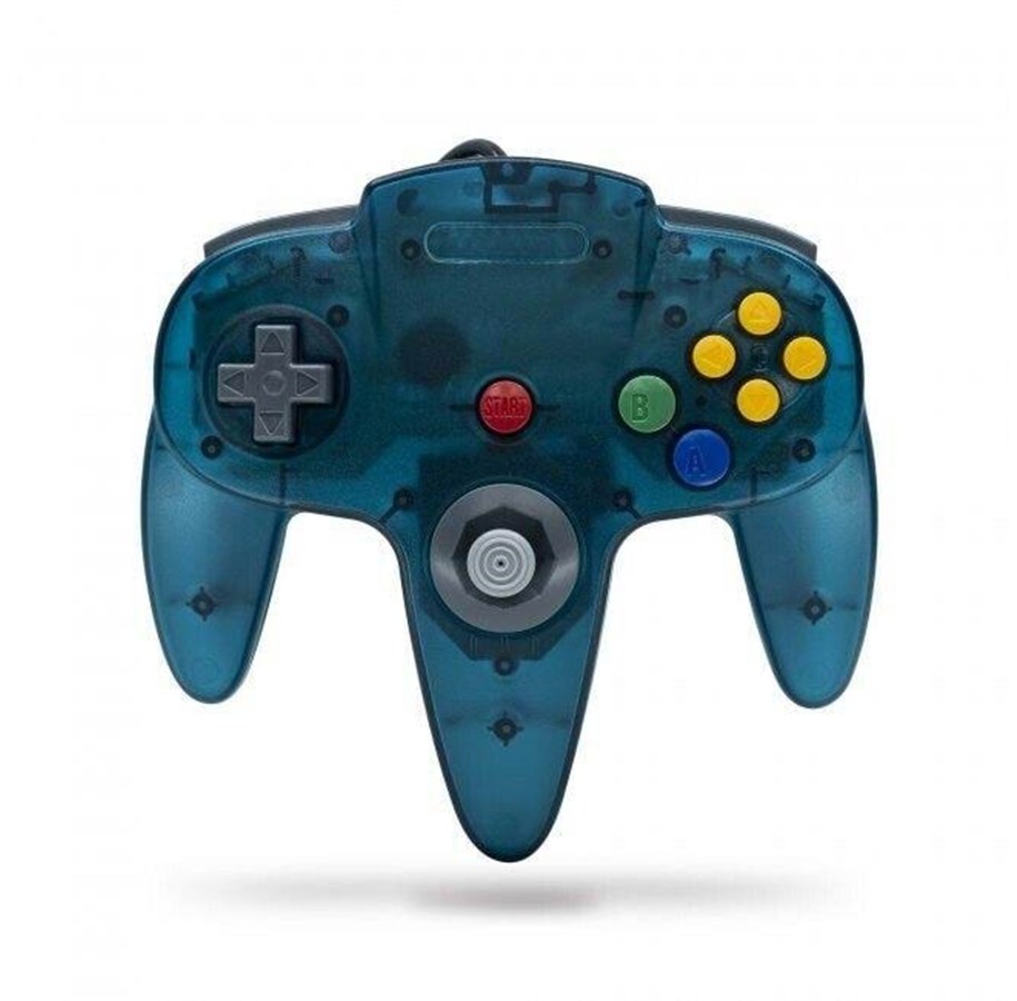 Teknogame Wired Nintendo 64 Controller Clear Teal