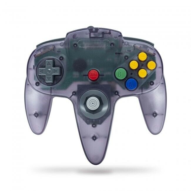 Clear Purple Wired Controller for Nintendo 64