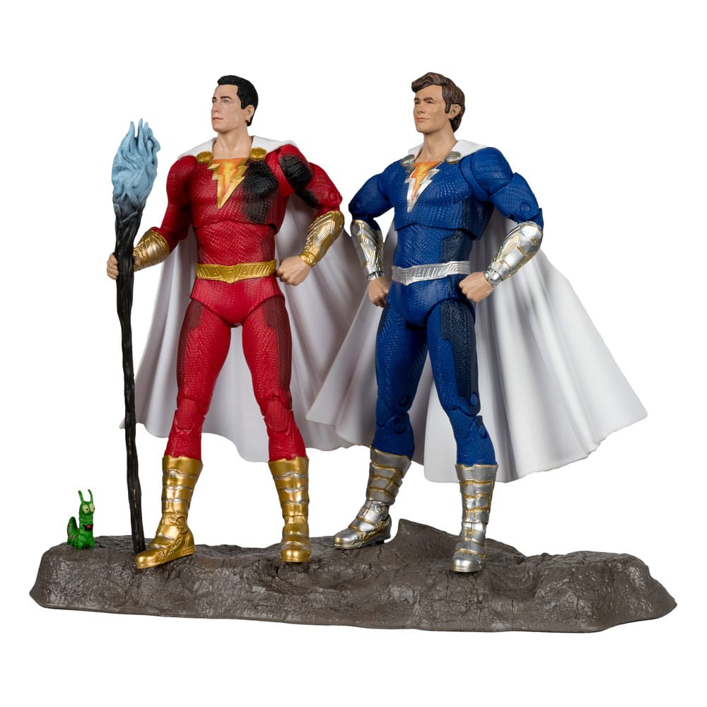 DC Multiverse Action Figures Pack of 2 Shazam & Freddie Freeman Gold Label