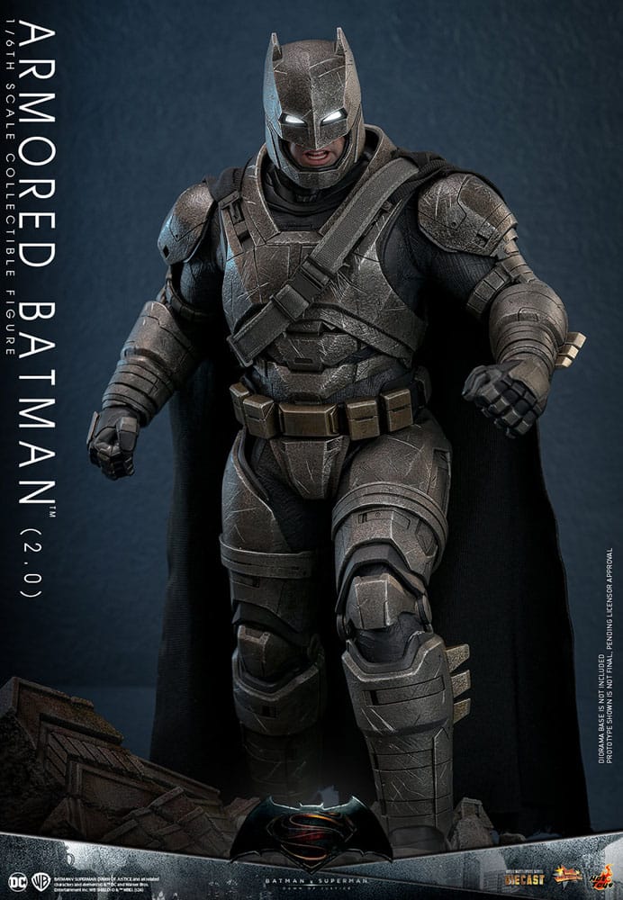 Batman v Superman Dawn of Justice Action Figure 1/6 Armored Batman 2.0 33cm
