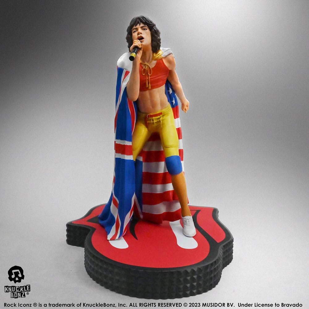 The Rolling Stones Rock Iconz Statue Mick Jagger (Tattoo You Tour 1981)