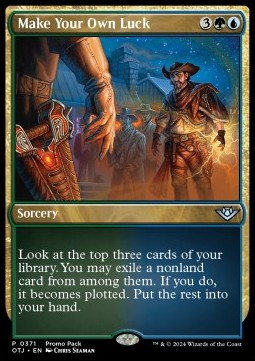 Single Magic The Gathering Make Your Own Luck Promo - English