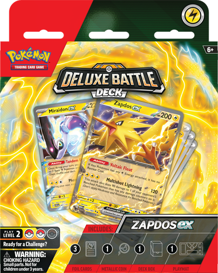 Pokemon Deluxe Battle Deck Zapdos Ex (English)