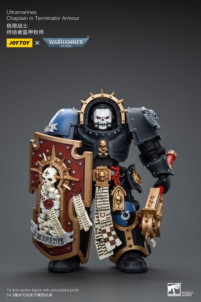 Warhammer Action Figure 1/18 Ultramarines Chaplain in Terminator Armour