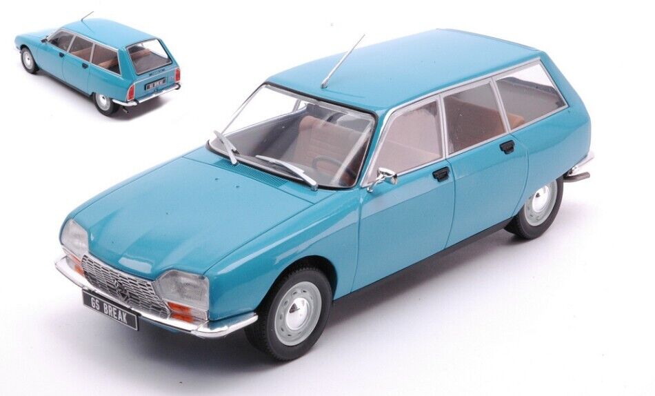 Whitebox Citroen GS Break Station Wagon 1971 Light Blue Scale 1:24