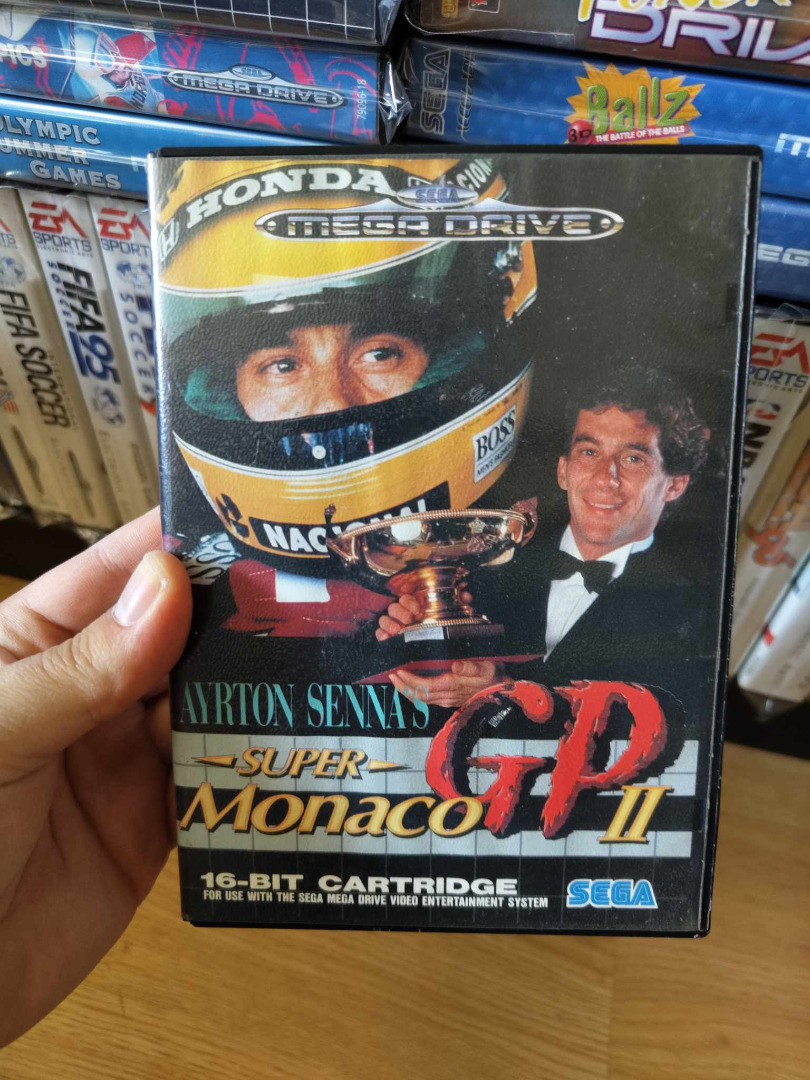 Ayrton Senna`s Super Monaco GP 2 Mega Drive (Seminovo)