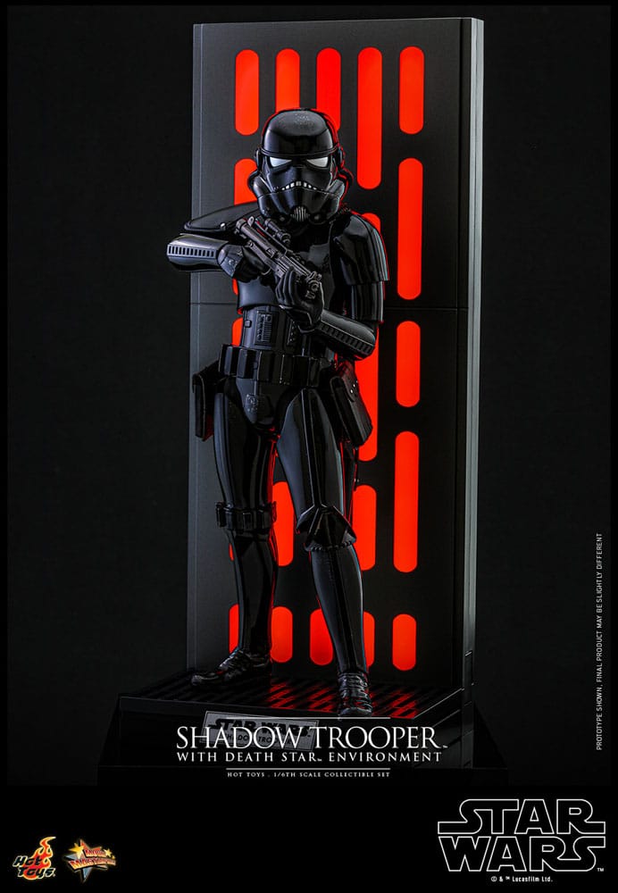 Star Wars Action Figure 1/6 Shadow Trooper with Death Star Environment 