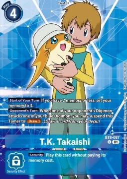Single Digimon T.K. Takaishi (BT8-087) - English
