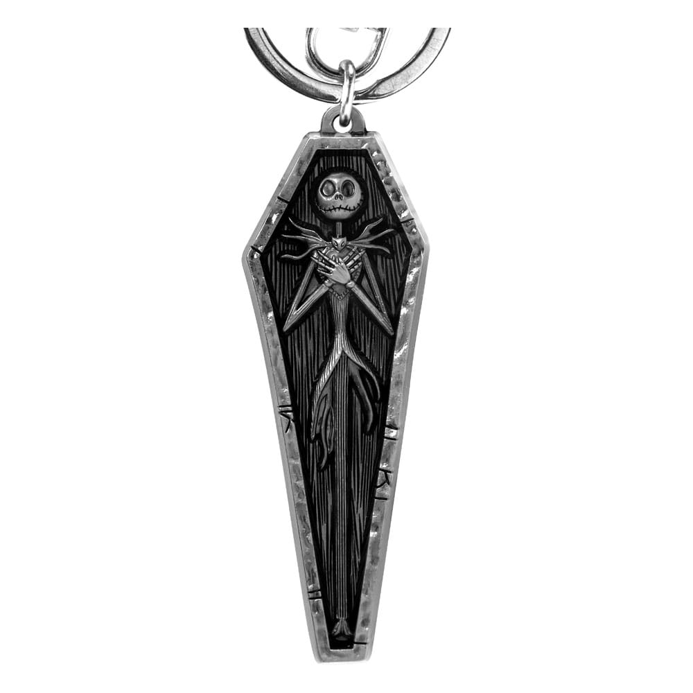 Nightmare before Christmas Metal Keychain Jack in Coffin