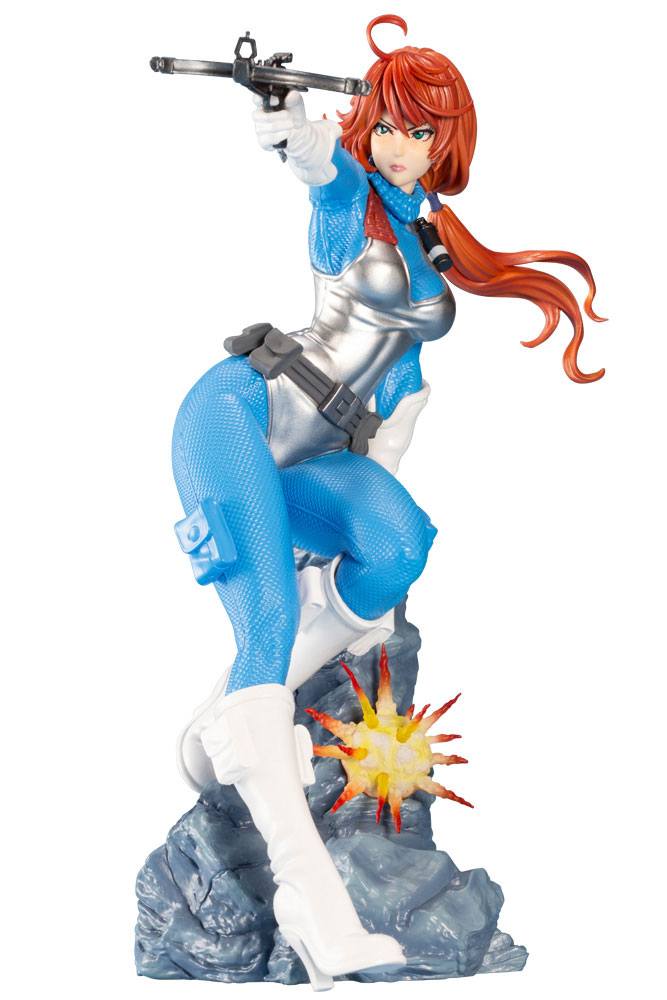 G.I. Joe Bishoujo PVC Statue 1/7 Scarlett 25th Anniversary Sky Blue Color