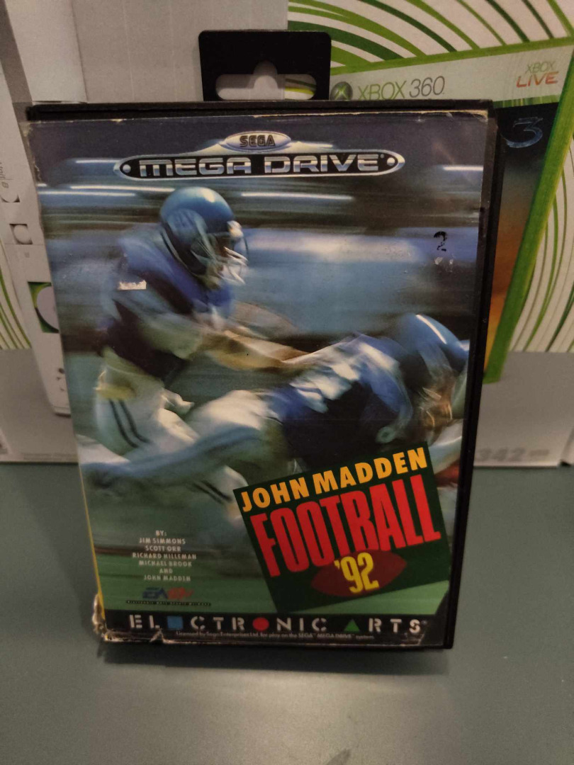 John Madden Football 92 Mega Drive (Seminovo)