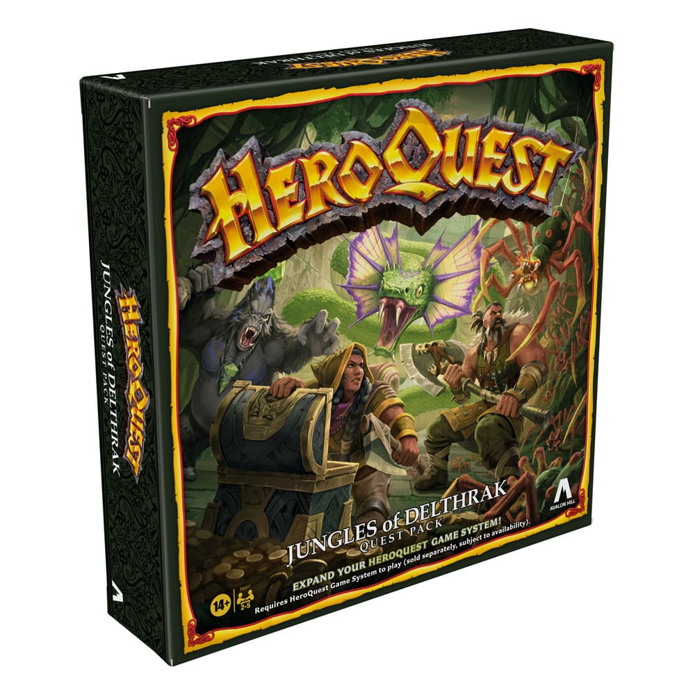 HeroQuest Board Game Expansion Jungles of Delthrak Quest Pack *English Vers