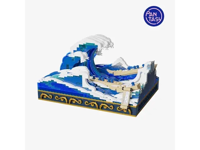 Pantasy Kanagawa Surfing Building Bricks Set