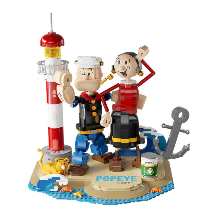 Pantasy Popeye With Olive Building Bricks