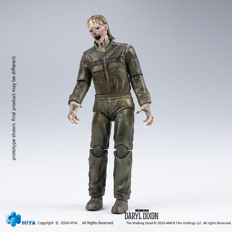 The Walking Dead Exquisite Mini Action Figure Daryl Dixon Dark Eyes Walker