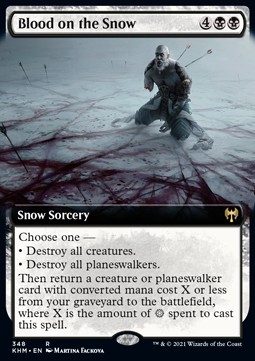 Single Magic The Gathering Blood on the Snow (KHM-348) - English