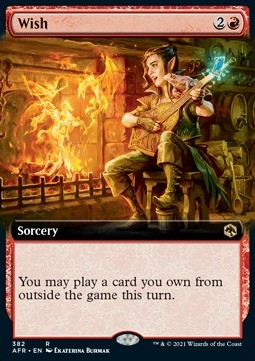 Single Magic The Gathering Wish (AFR-382) - English