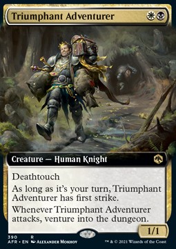 Single Magic The Gathering Triumphant Adventurer (AFR-390) - English