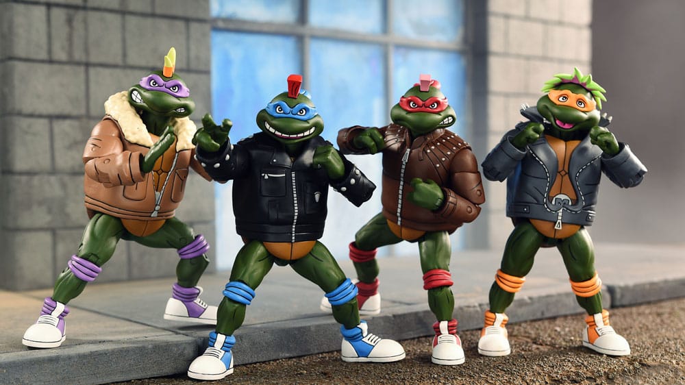 Teenage Mutant Ninja Turtles (Cartoon) Action Figures 4-Pack Punk Turtles