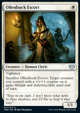 Single Magic The Gathering Ollenbock Escort (VOW-027) - English