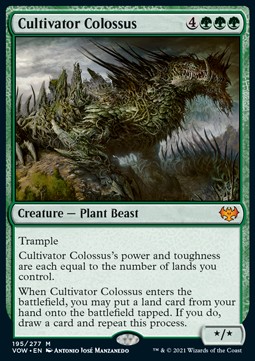 Single Magic The Gathering Cultivator Colossus (VOW-195) - English