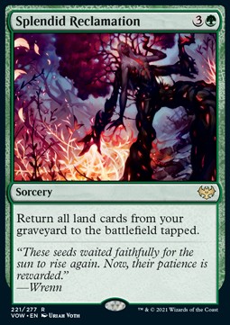 Single Magic The Gathering Splendid Reclamation (VOW-221) - English