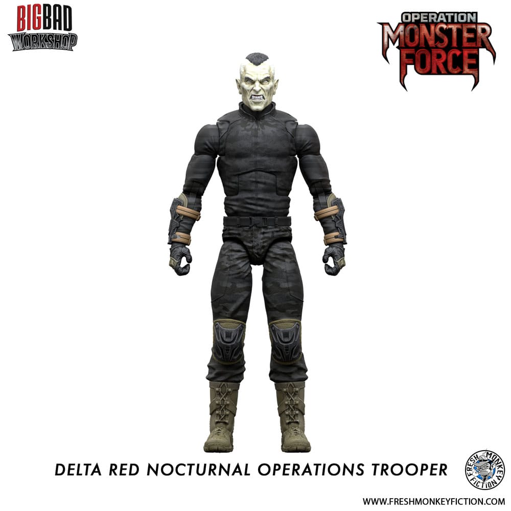 Operation: Monster Force AF Delta Red Nocturnal Operations Trooper 15 cm